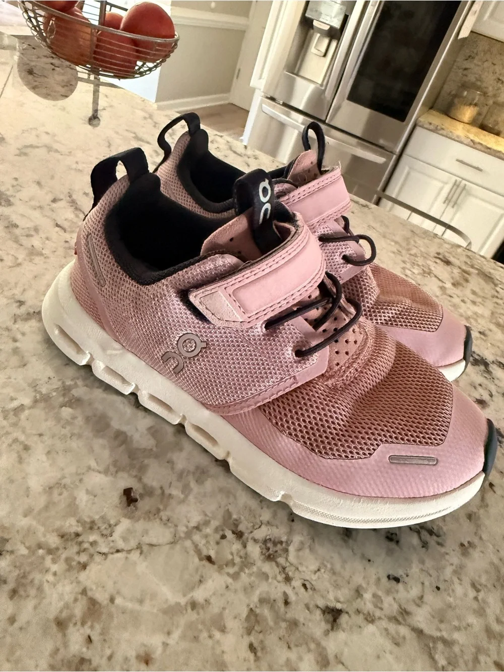 QC Running Kids Pink Athletic Sneakers with White Sole